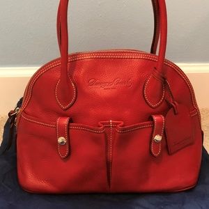 DOONEY & BOURKE Red Leather Shoulder Bag